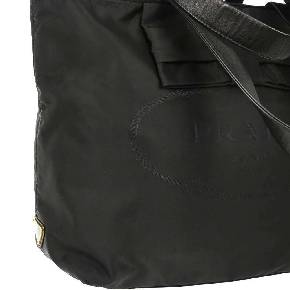 Prada Black Nylon Tote Handbag 1BG068/25 115572 - Picture 3 of 15